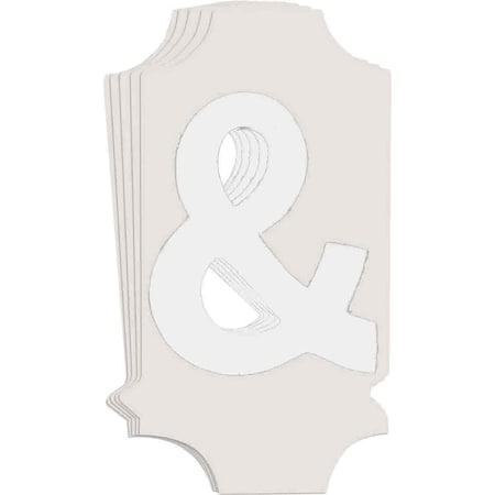 Brady Quik-Align 5040 Series Polyester 1 in Lbl Legend: & White 10PK 5040P-&